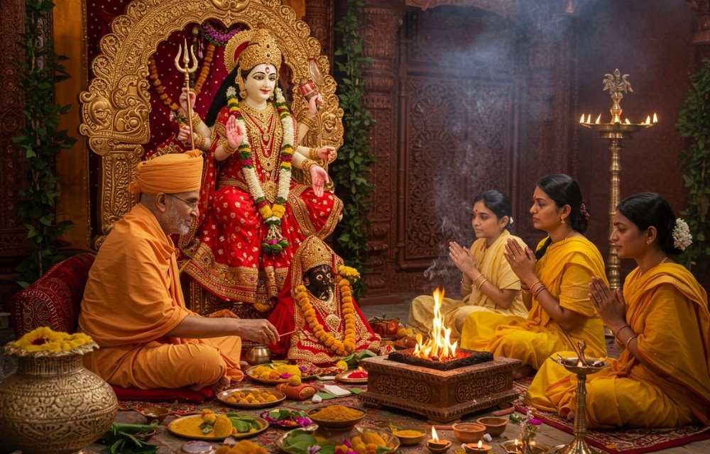 Mother Baglamukhi Sawalaksha Chanting Ritual